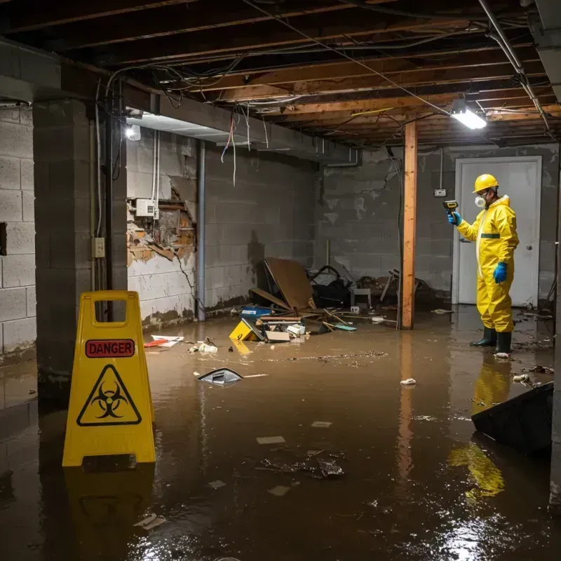 Flooded Basement Electrical Hazard in Altamonte Springs, FL Property